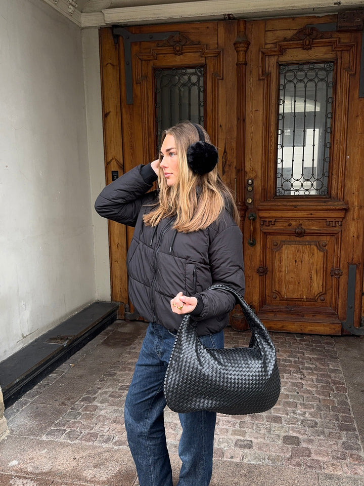 Aijo Puffer Jacket - Black