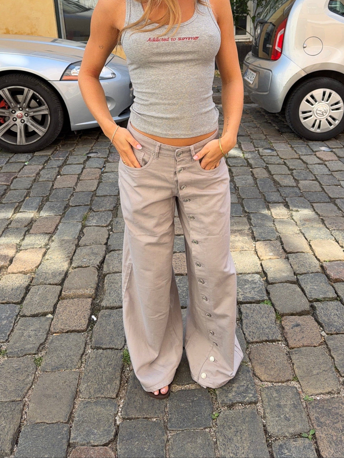 Kelly Baggy Jeans Mauve