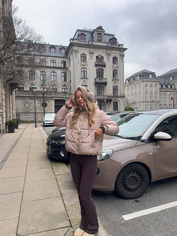 Aijo puffer Jacket - Beige