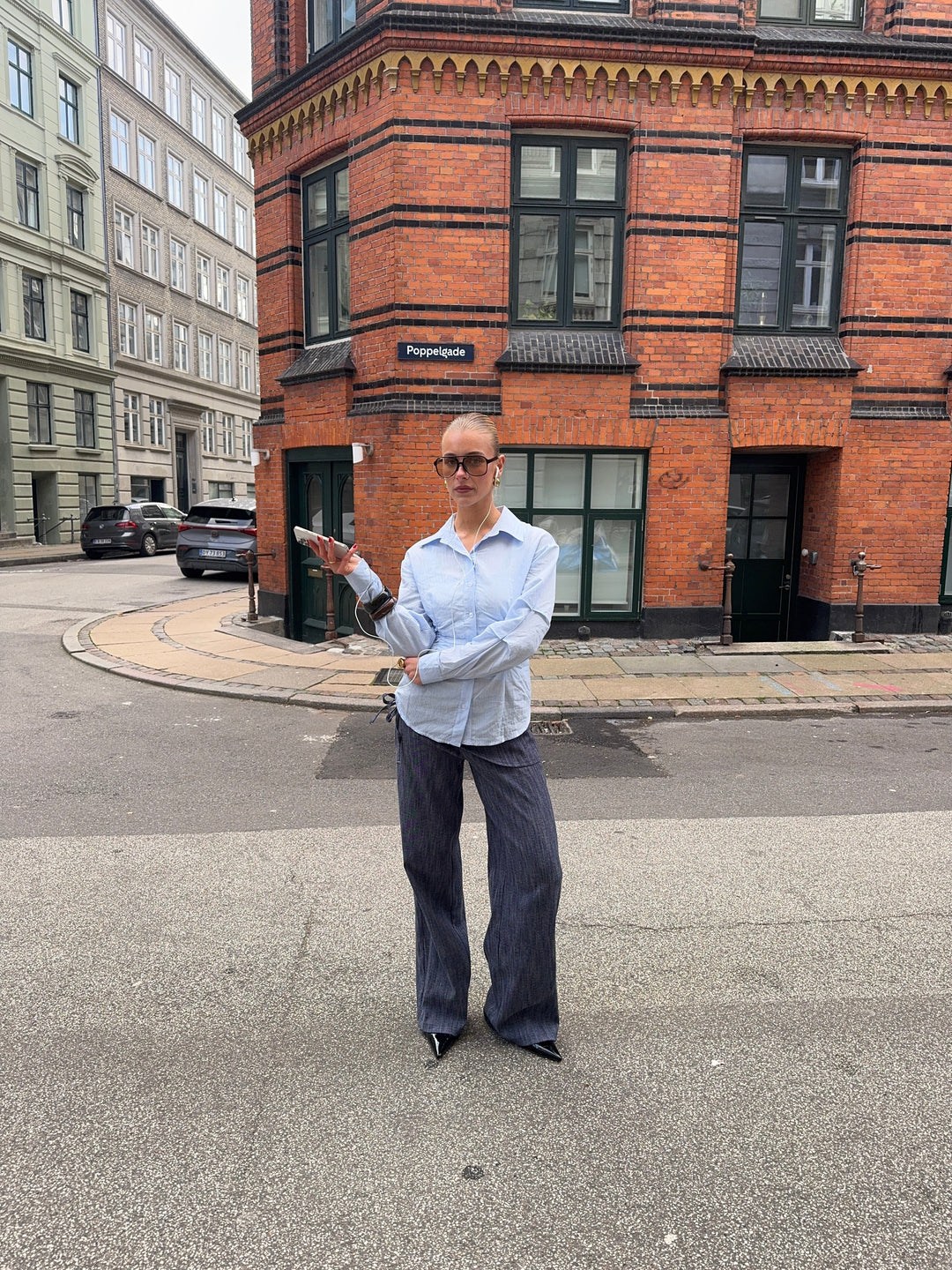 Liana tie detail denim jeans - Medium blue