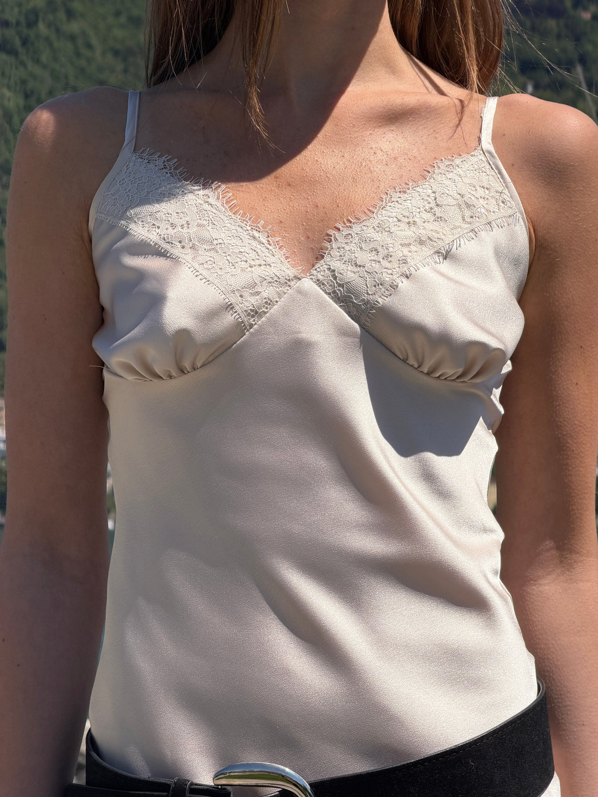 Sambia Satin Dress Champagne