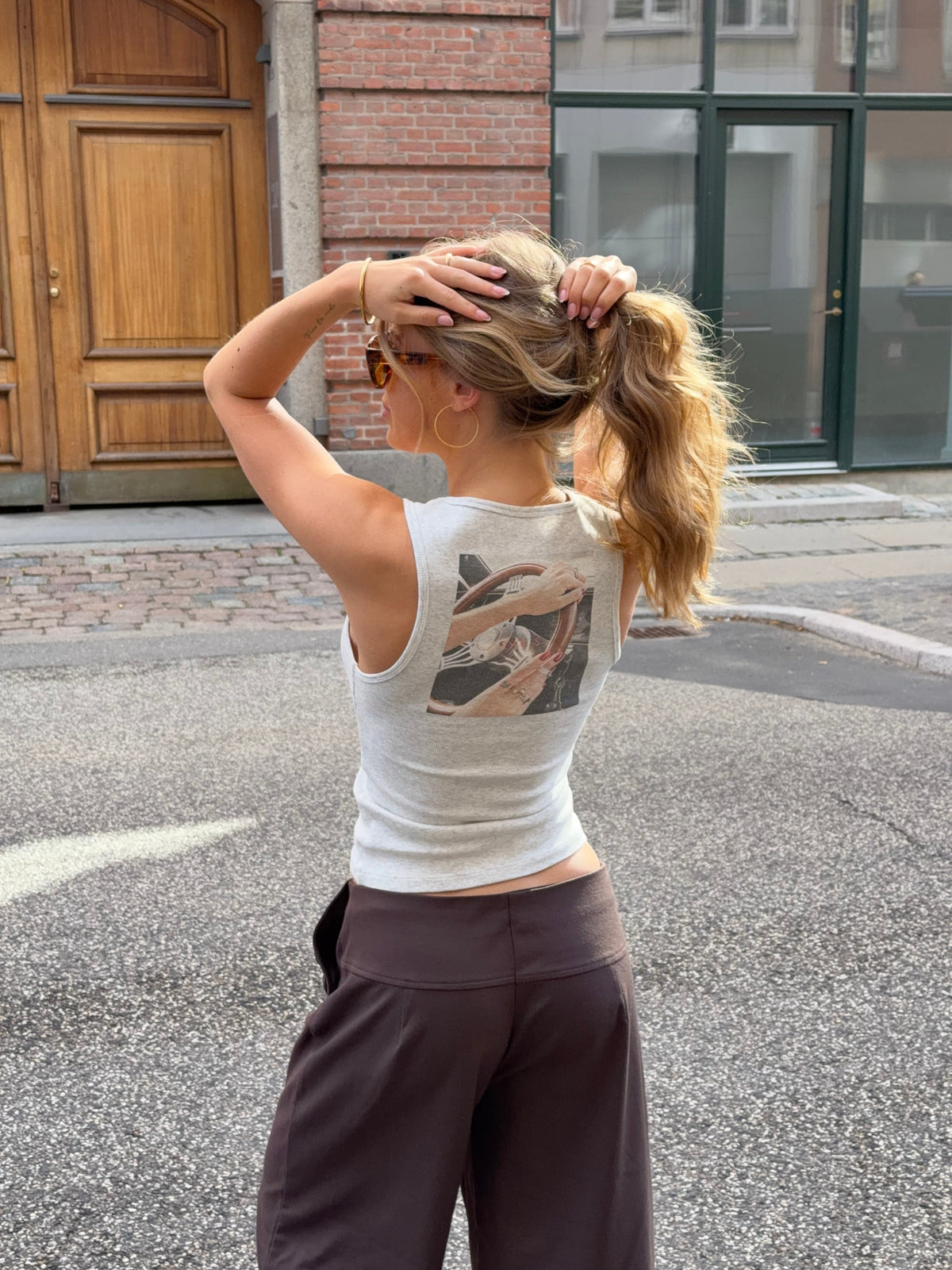 Nala Tank Top Light Grey