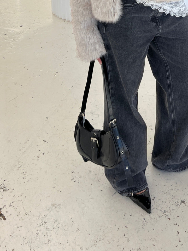 Luna buckle bag - Black