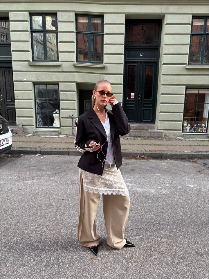 Elena loose suit pants - Beige