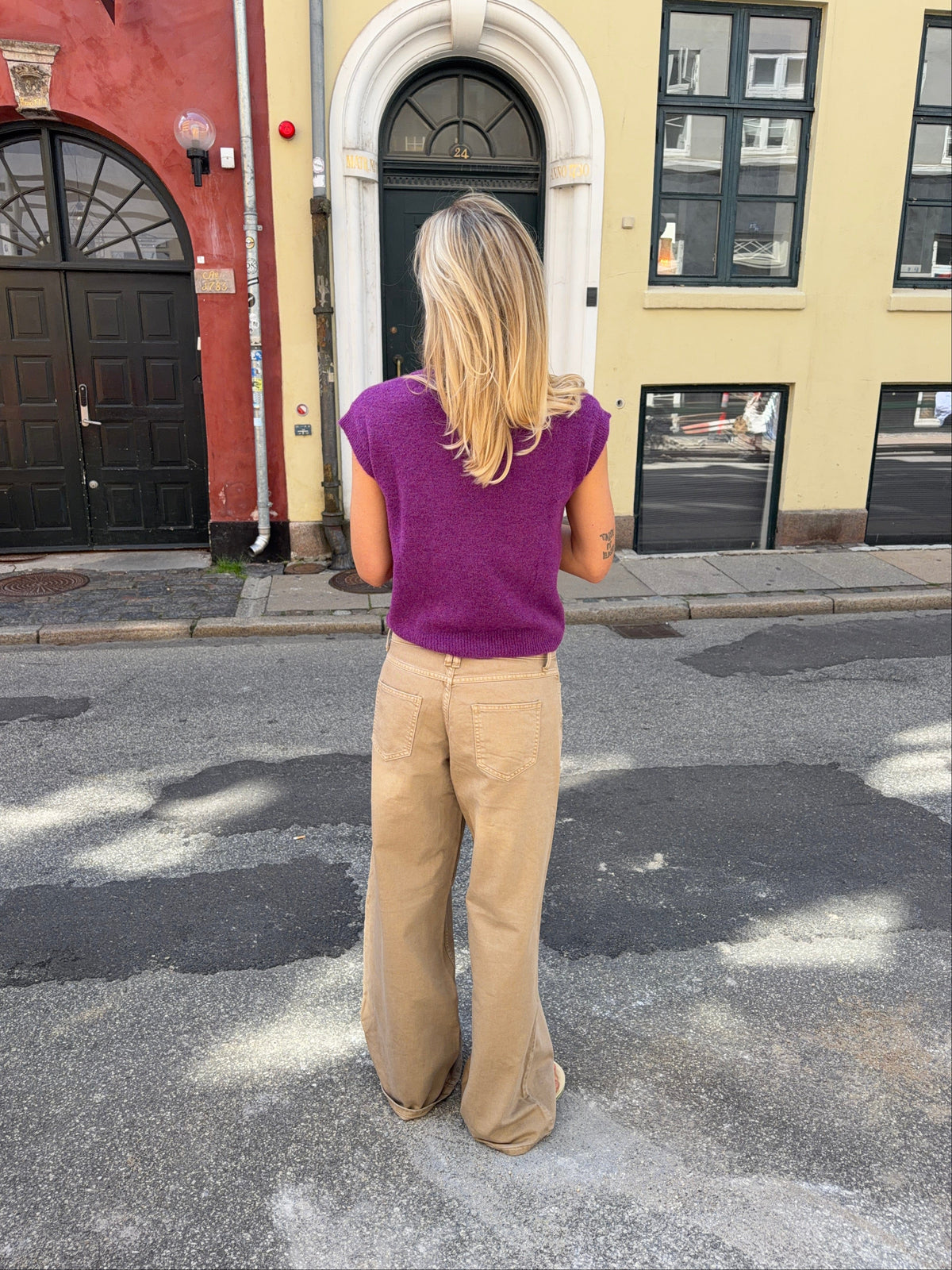 Othilie Yoke Jeans Brown