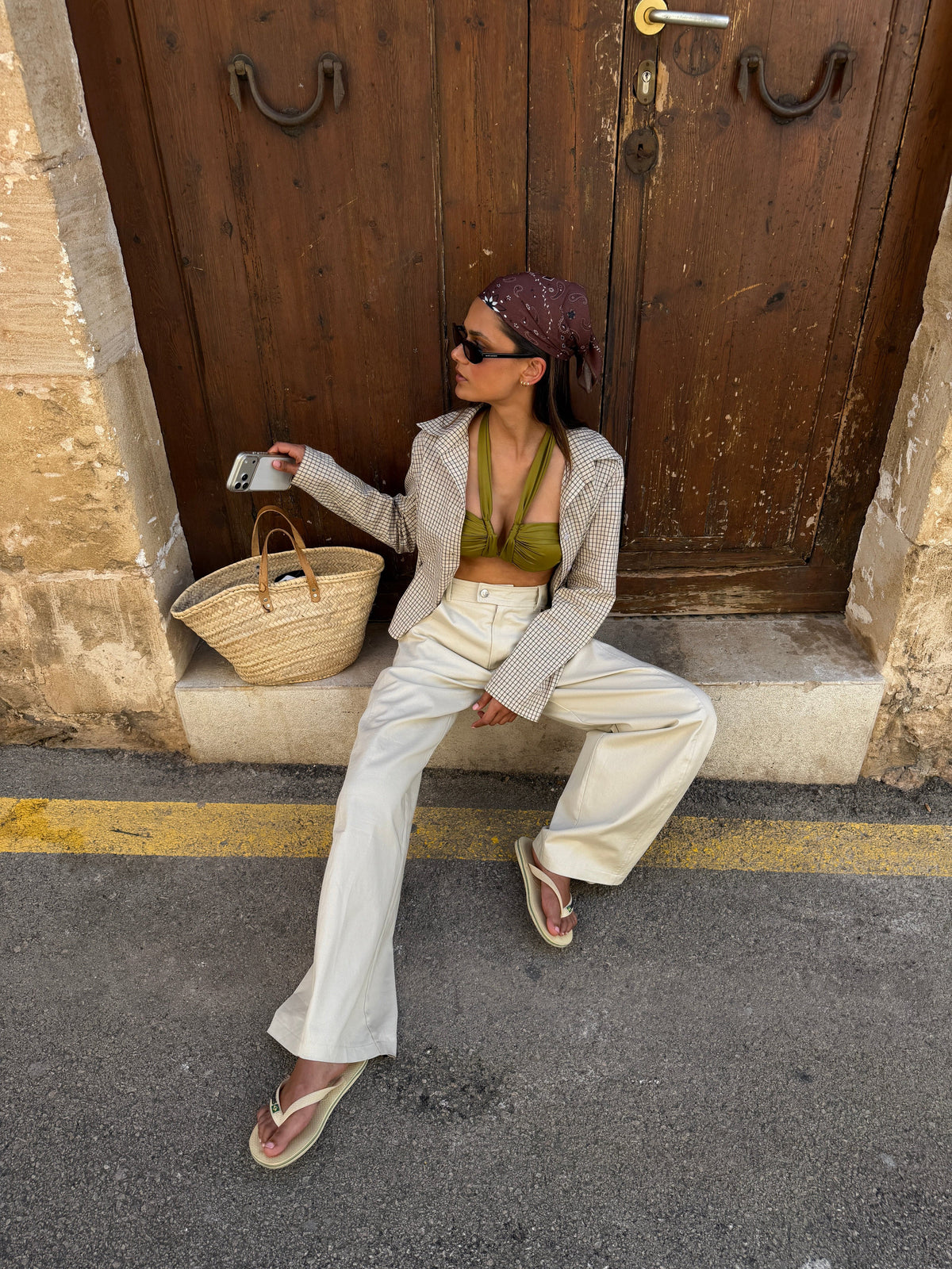 Fanny Barrel Pants Beige