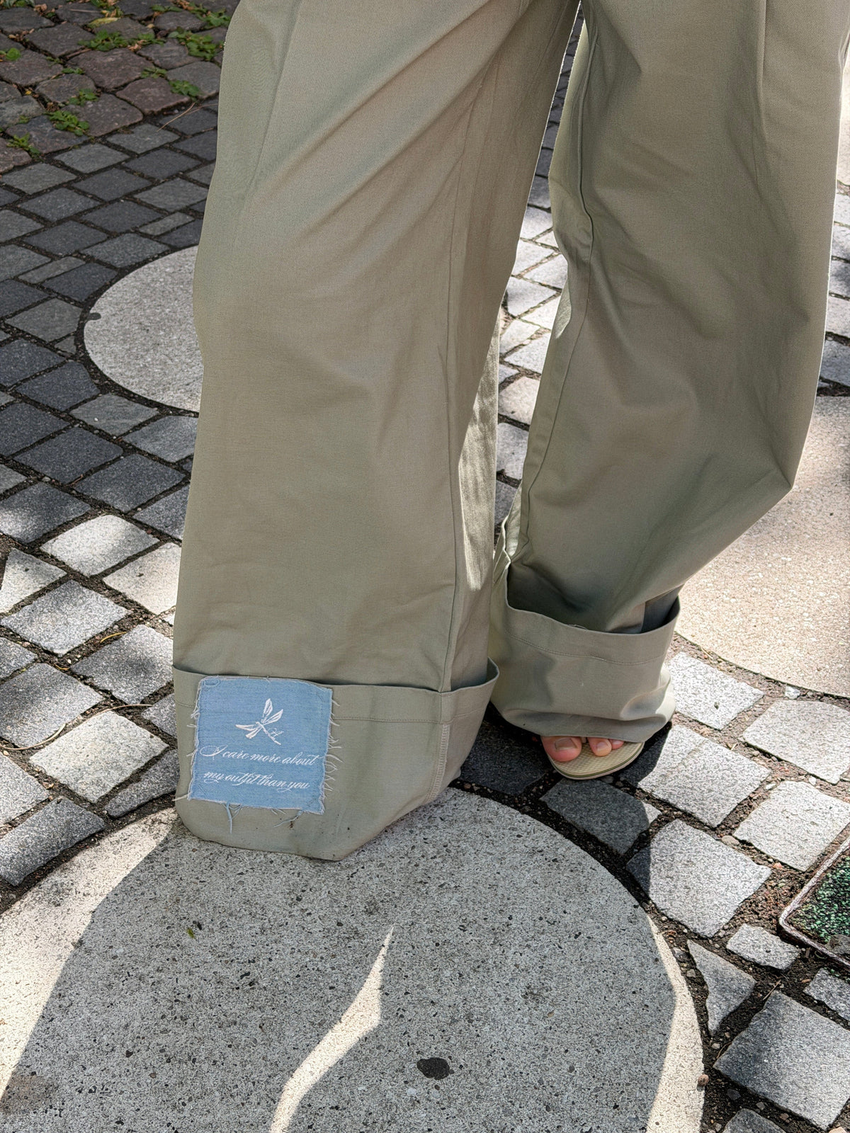 Neva Fold-Up Pants Green