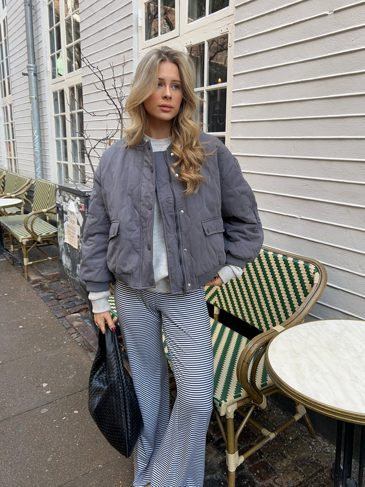 Jose Bomber Jacket - Dark gray