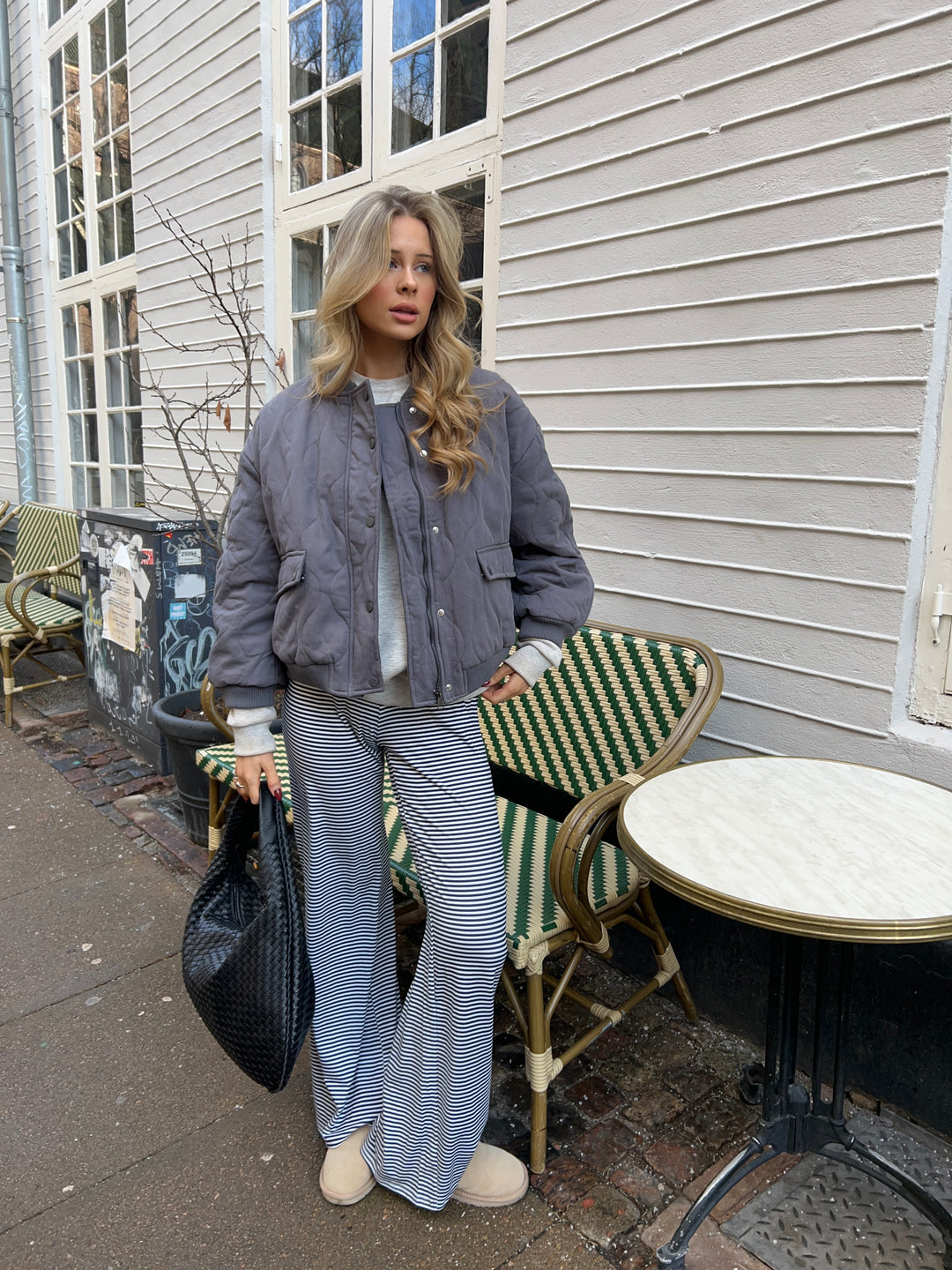Jose Bomber Jacket - Dark gray