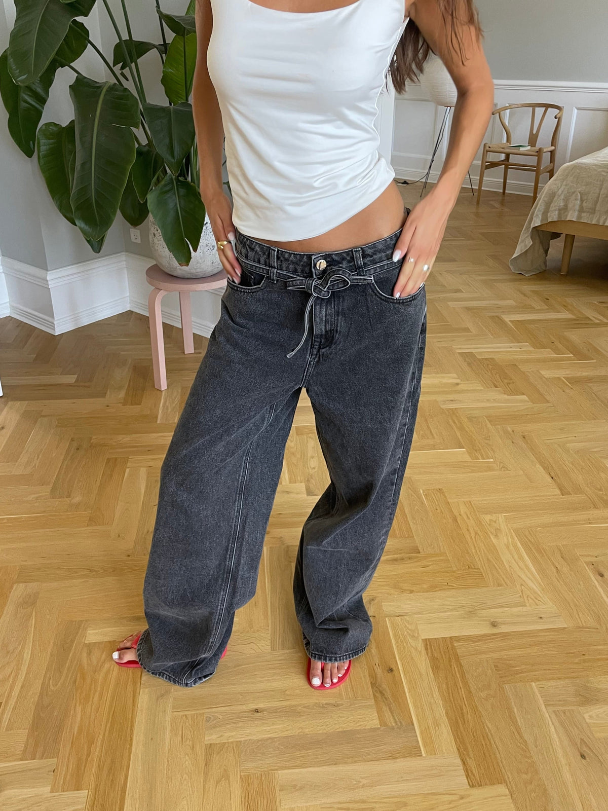 Elisa Denim Jeans Grey