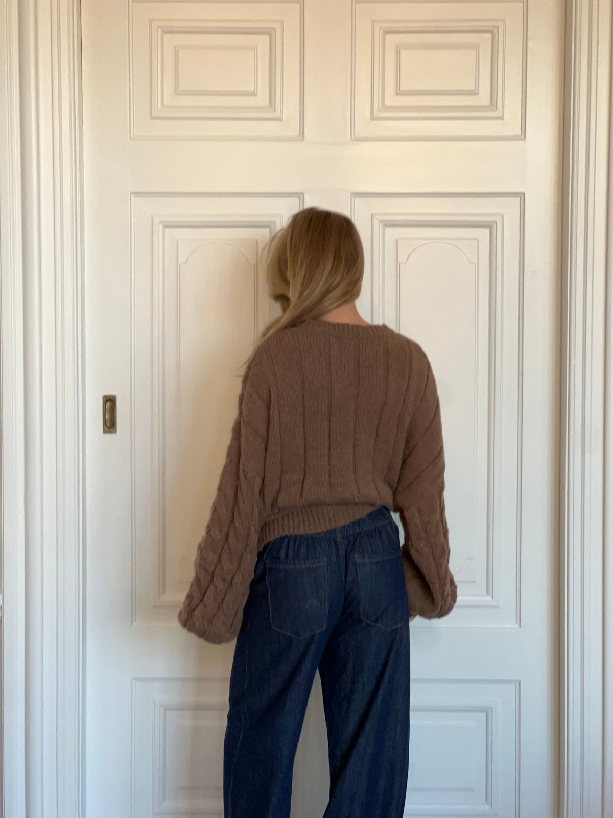 Anora Chunky Sweater Brown