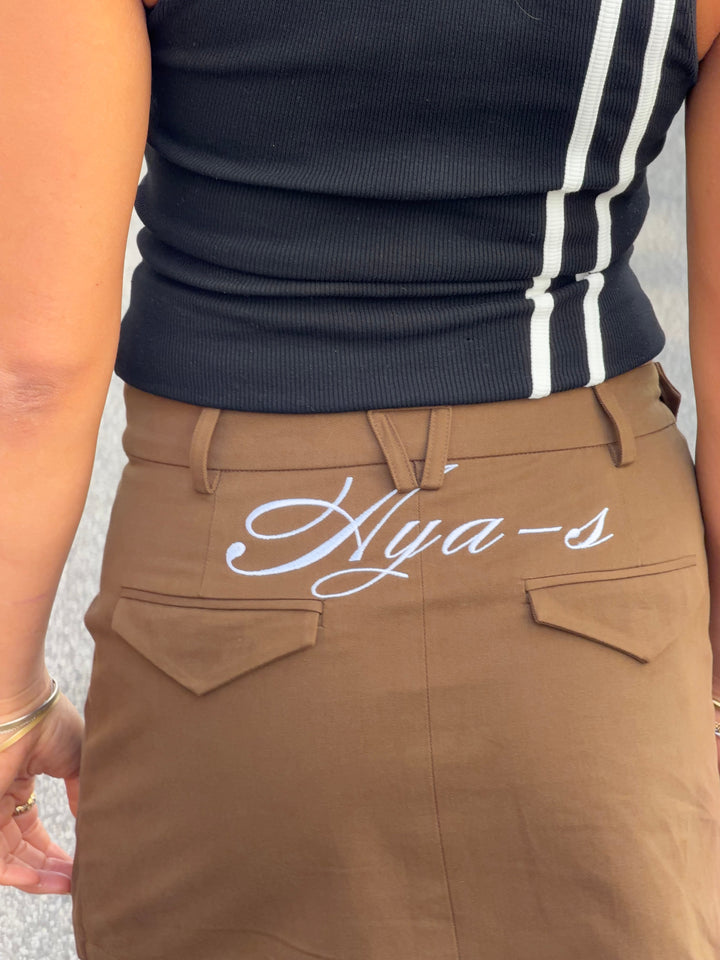 Ruby mini skirt - Brown