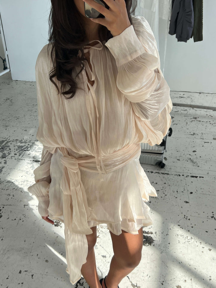 Kalia mini dress - Beige