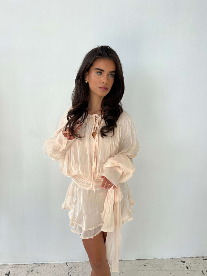 Kalia mini dress - Beige