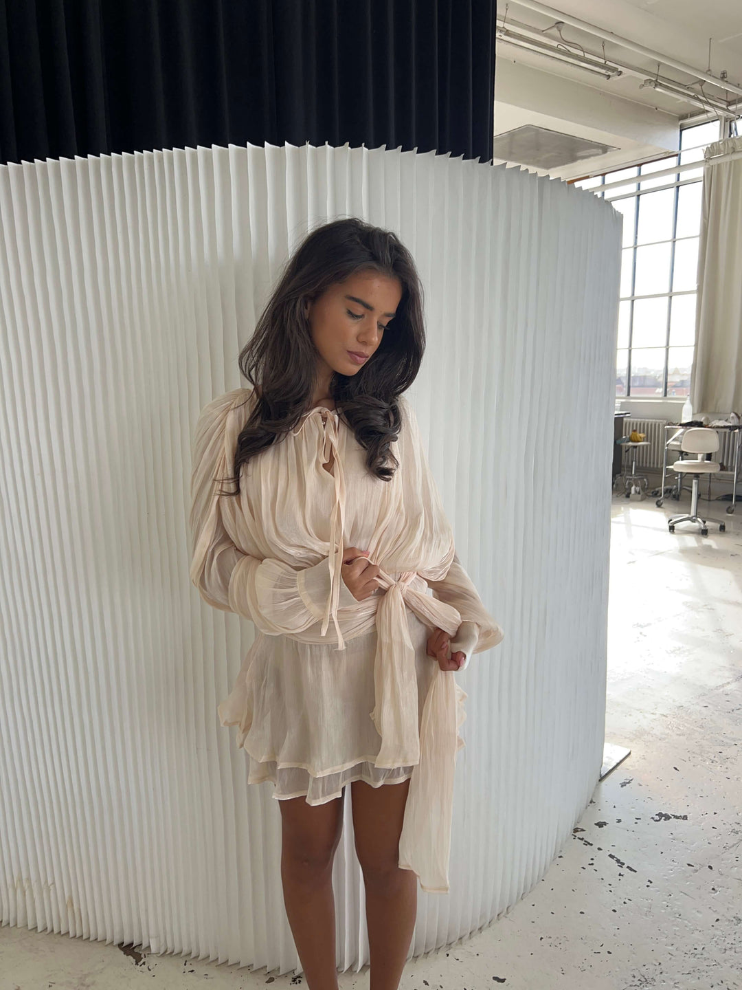 Kalia mini dress - Beige