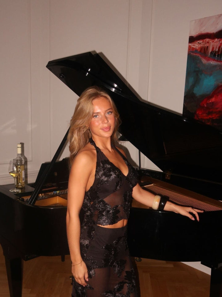 Kivo mesh top - Black