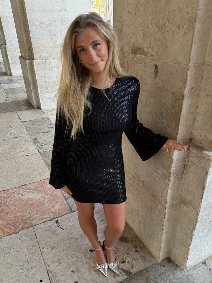 Lola glitter dress - Black