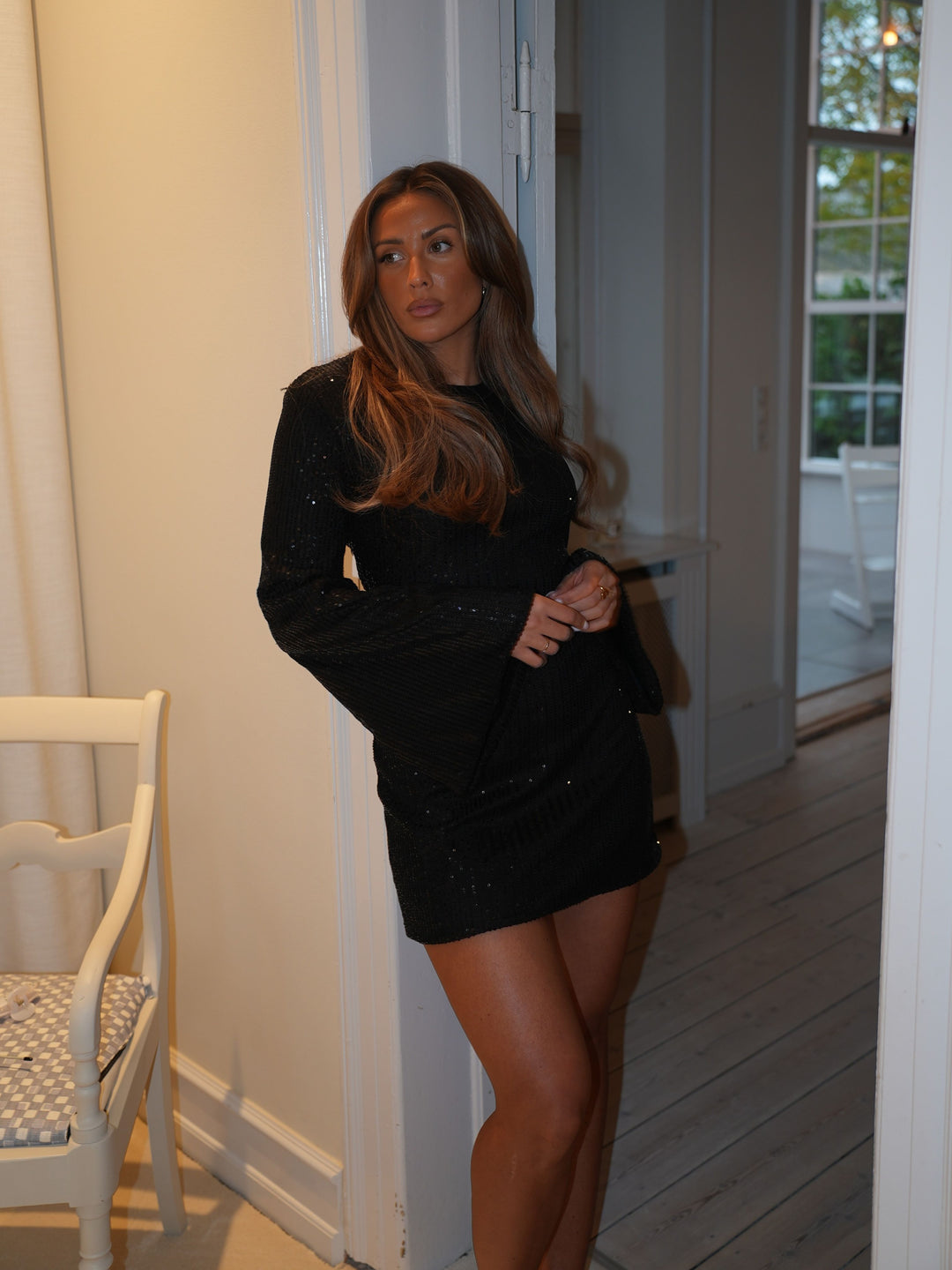 Lola glitter dress - Black