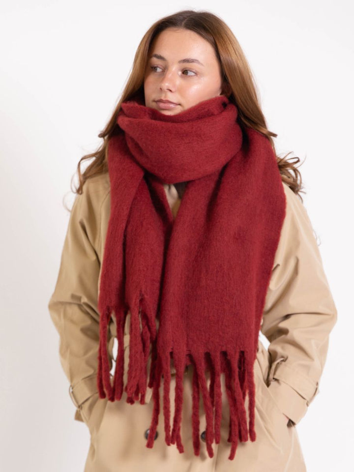 Loui scarf - Dark red