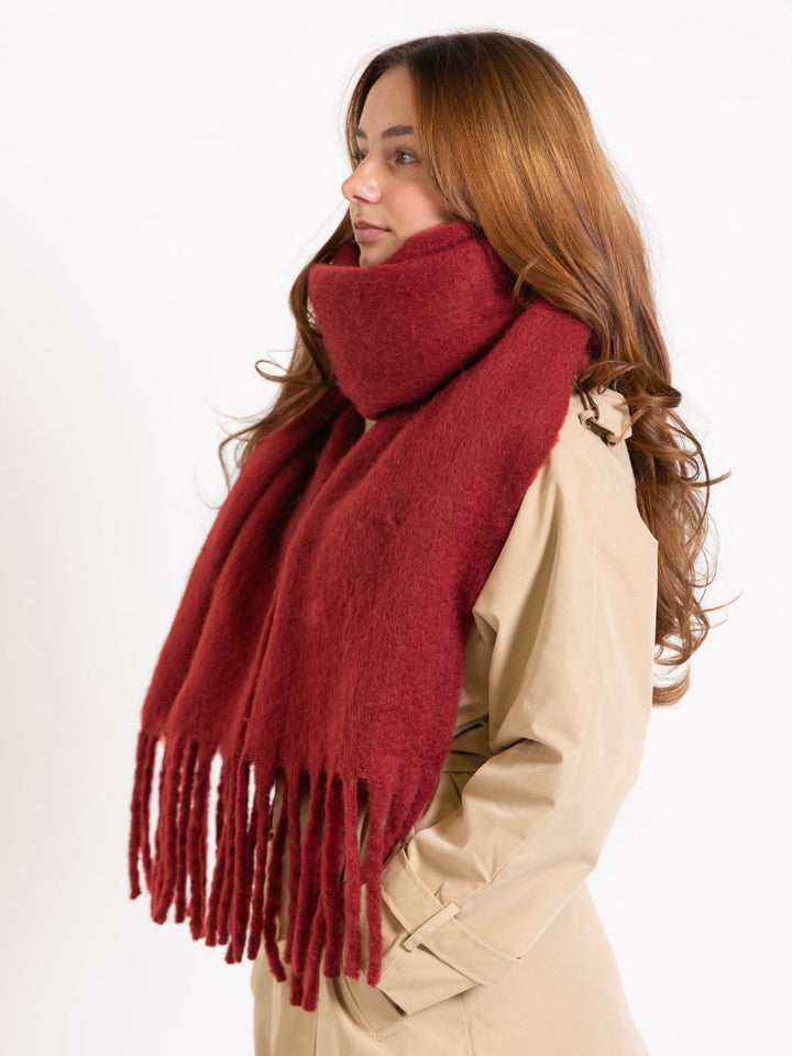Loui scarf - Dark red