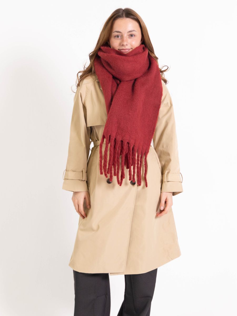 Loui scarf - Dark red