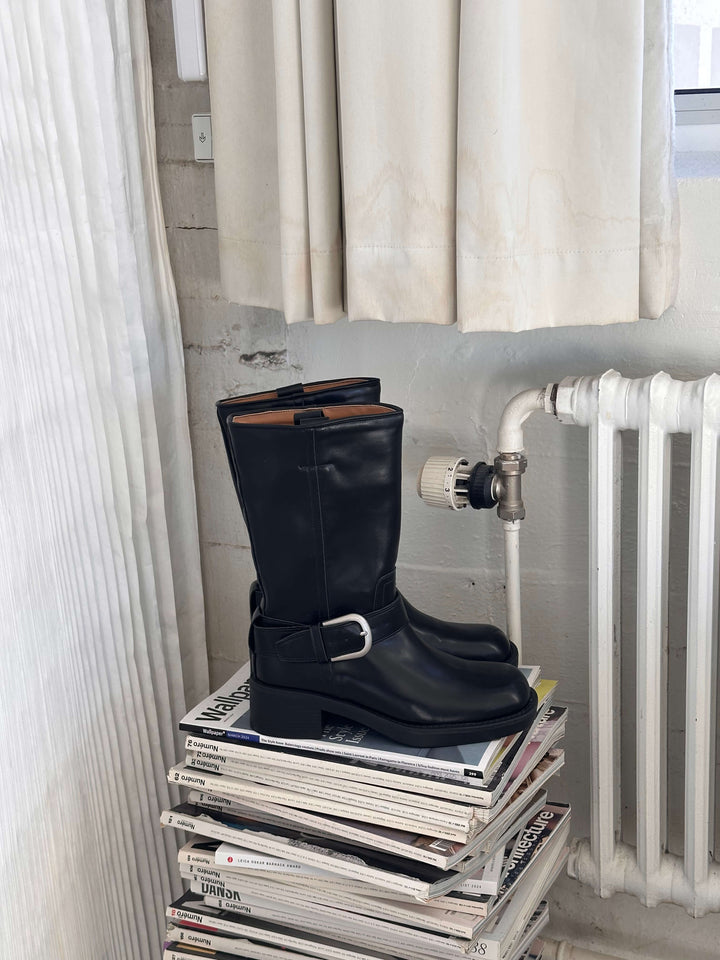Lua buckle boots - Black