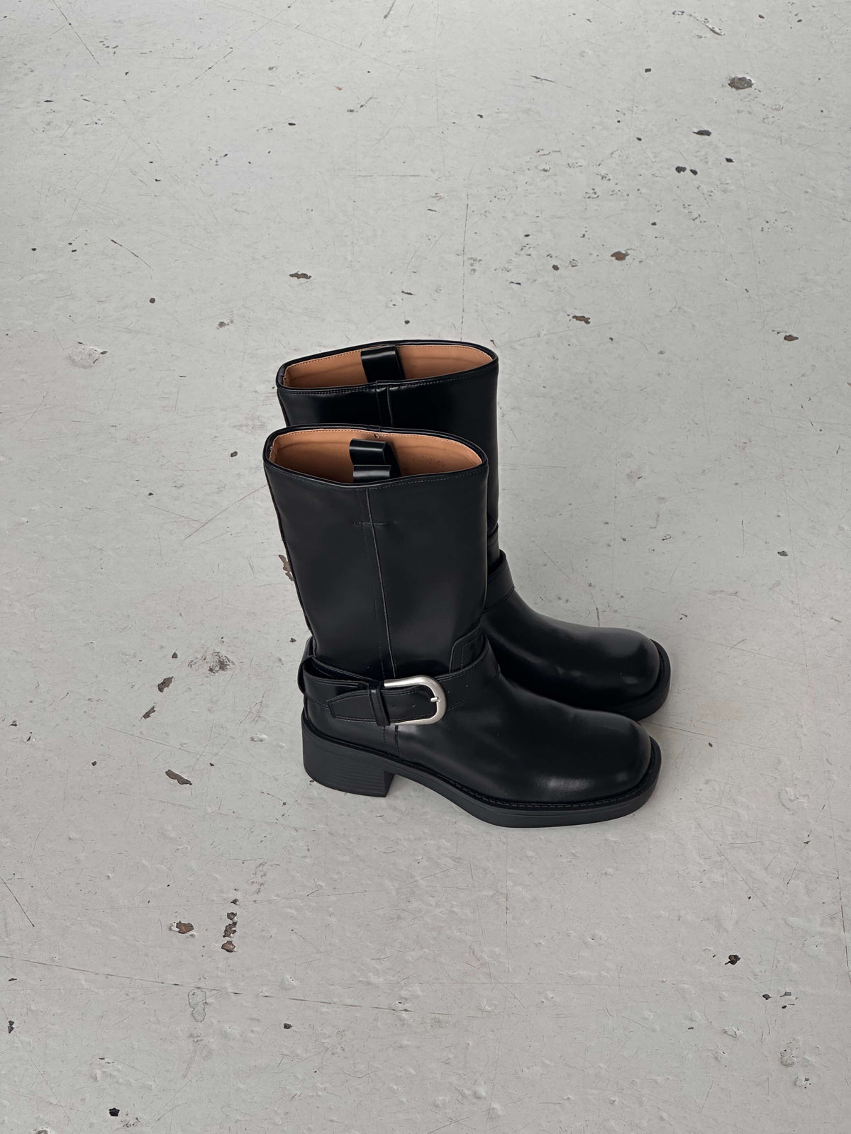 Lua Buckle Boots Black