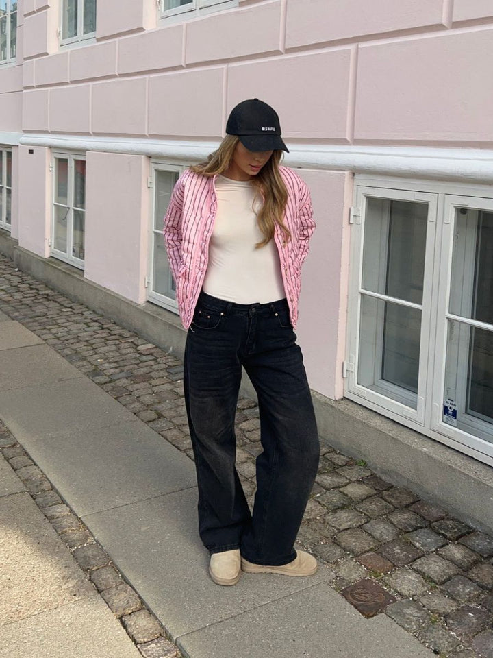 Maddy low-waisted jeans - Gray
