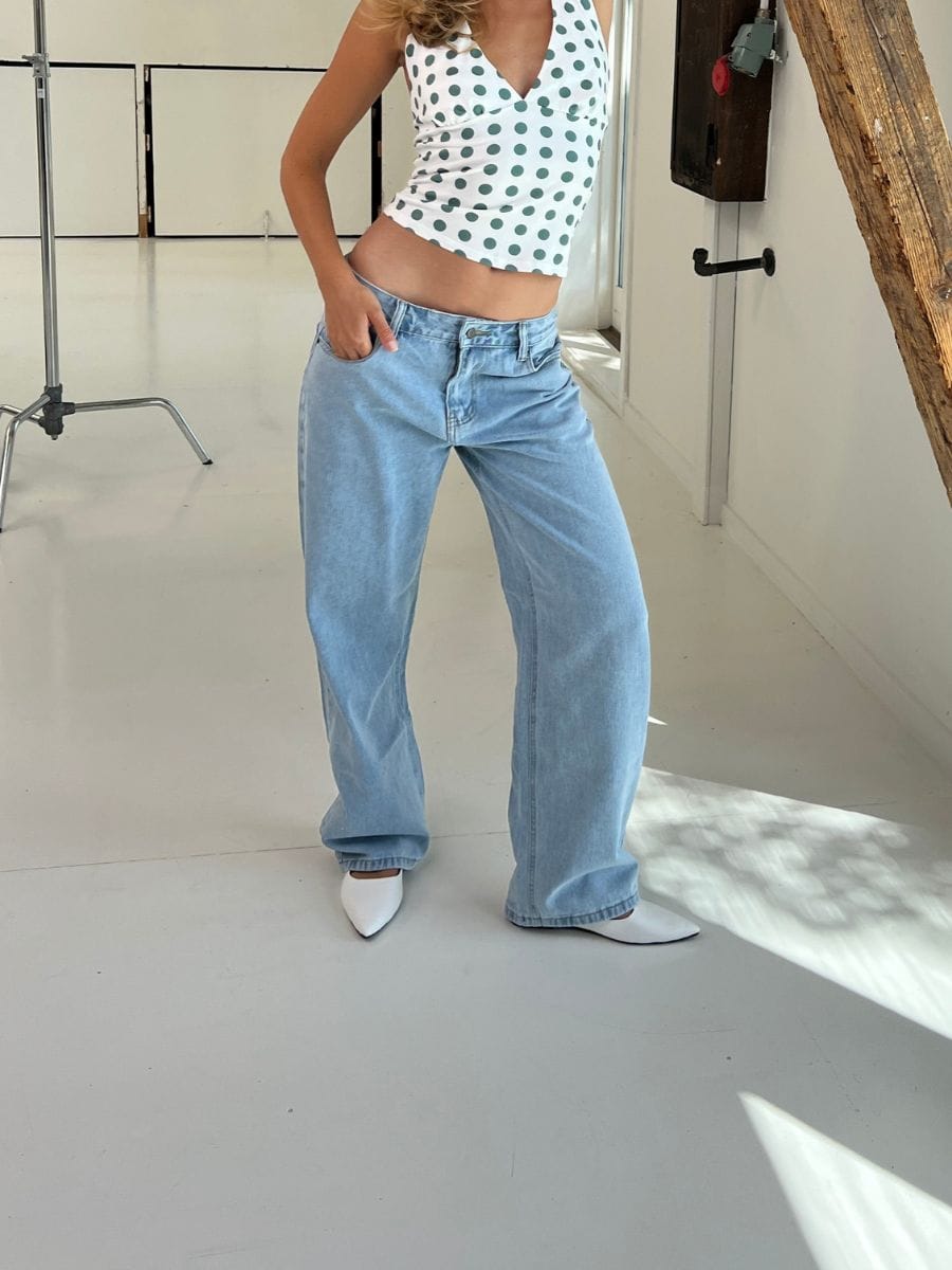 Maddy Low-Rise Jeans Light Blue