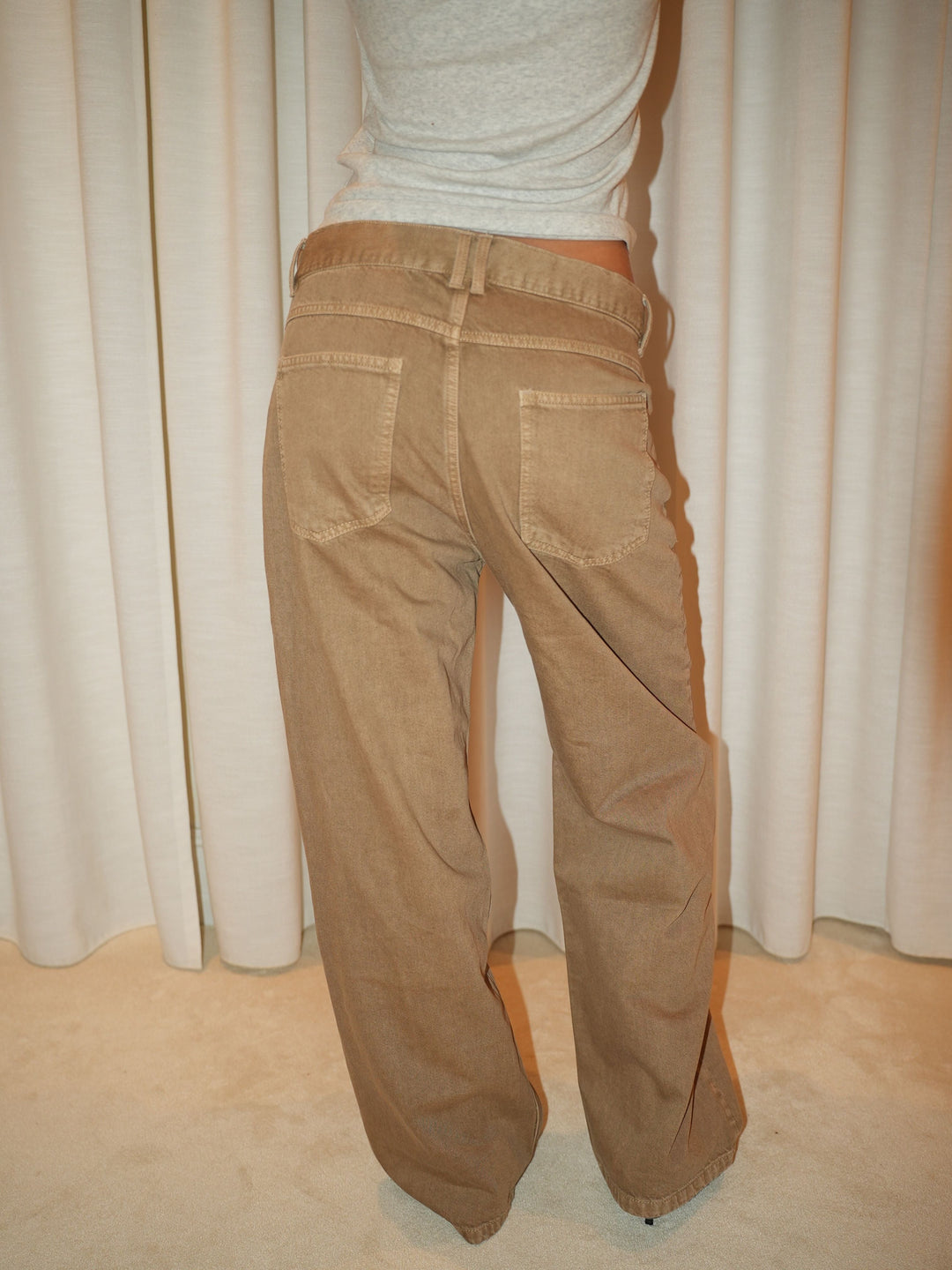 Othilie Yoke Jeans - Brown