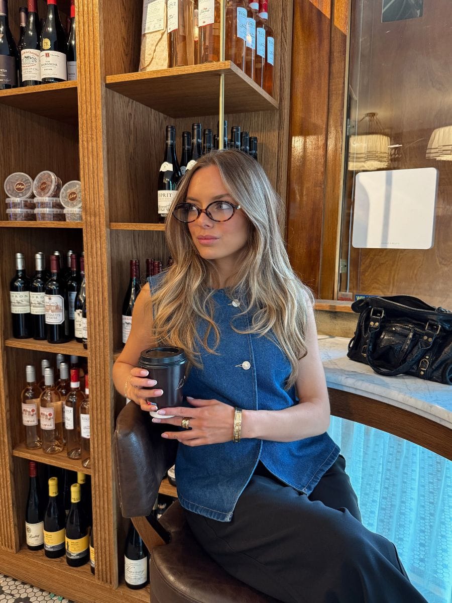 Thea denim top