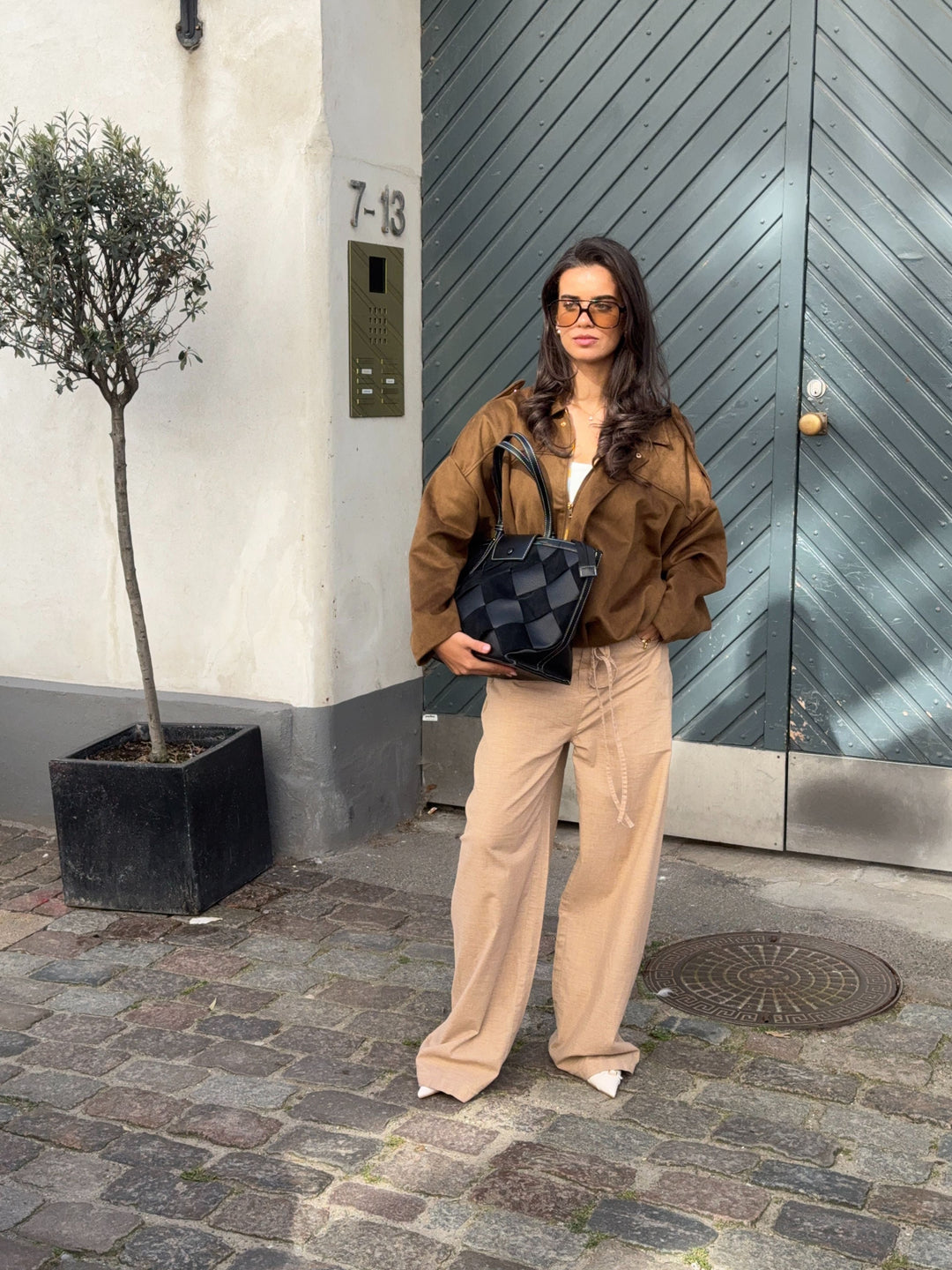 Tilia braided shoulder bag - Black