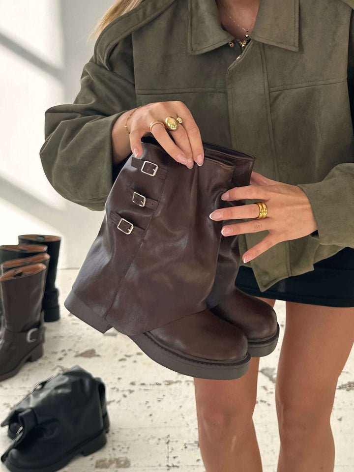 Vilde mini boots - Brown