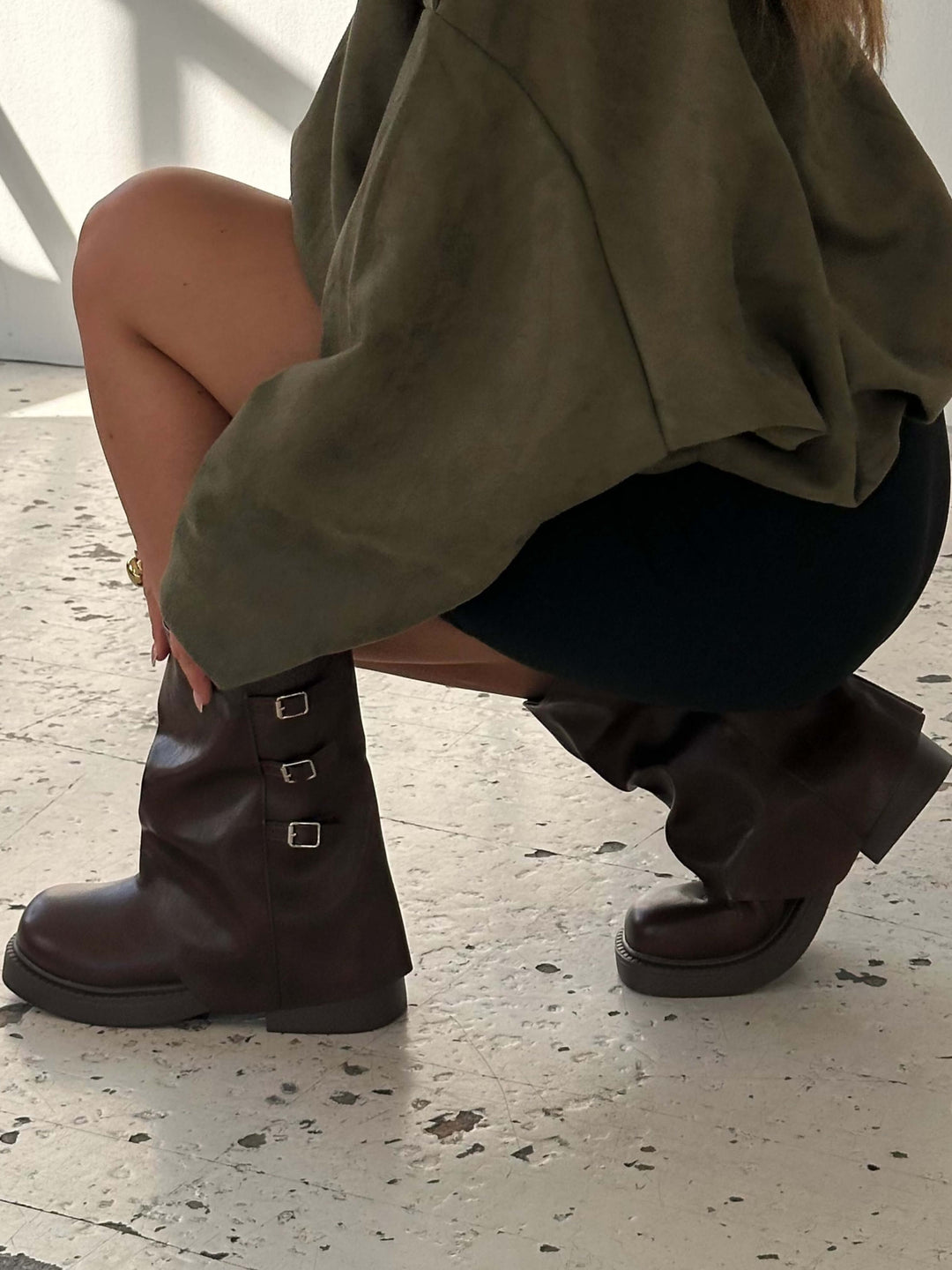 Vilde mini boots - Brown