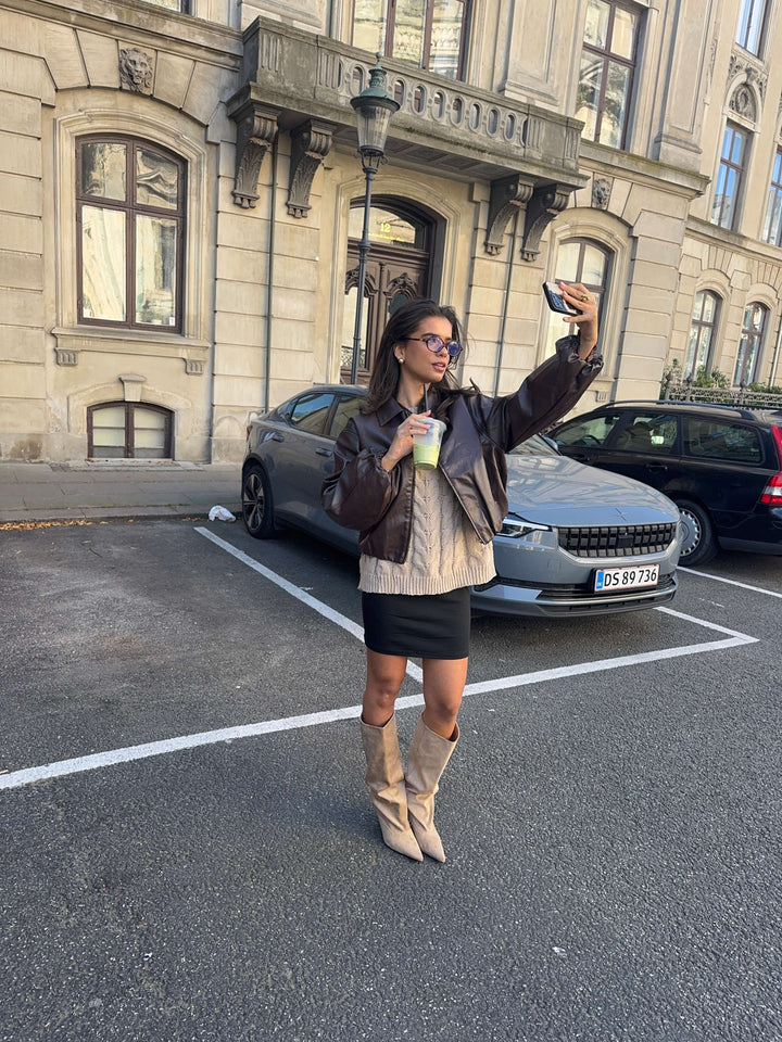 Viva suede boots - Beige