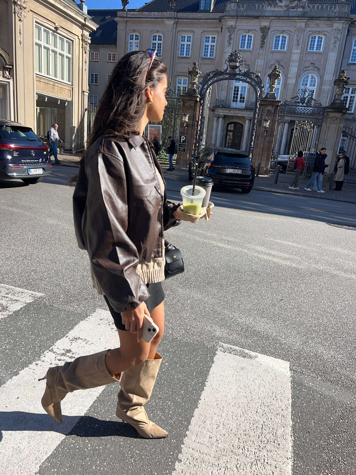 Viva suede boots - Beige