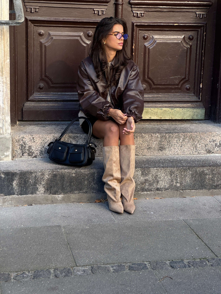 Viva suede boots - Beige