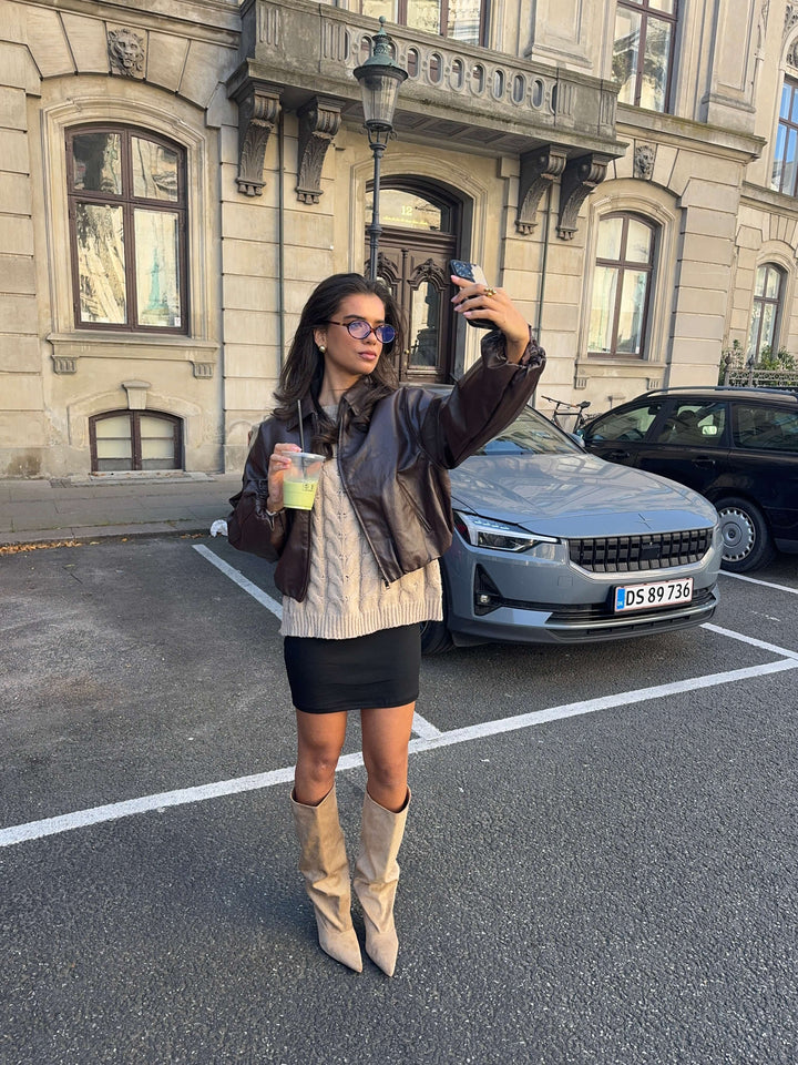 Viva suede boots - Beige