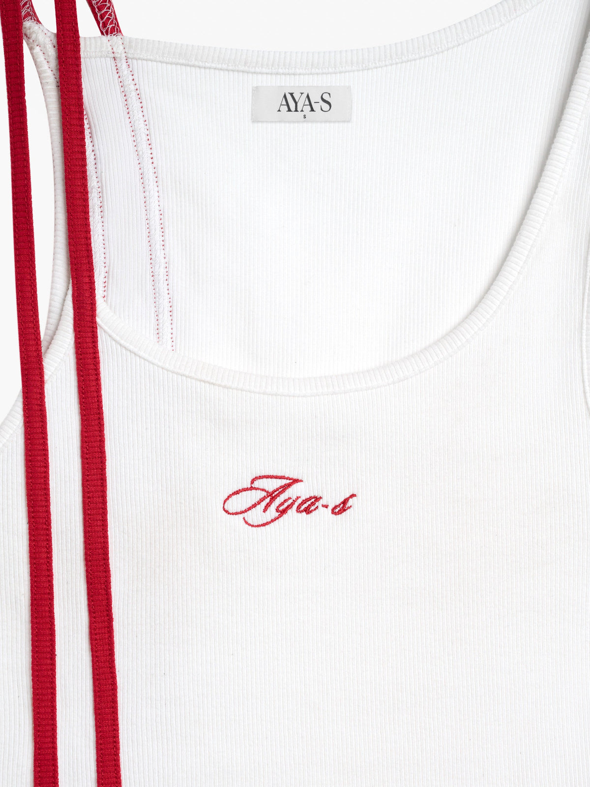 Leora Rib Top White