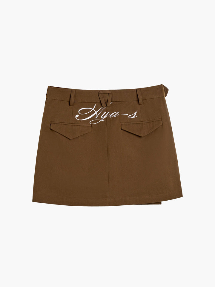 Ruby Mini Skirt Brown