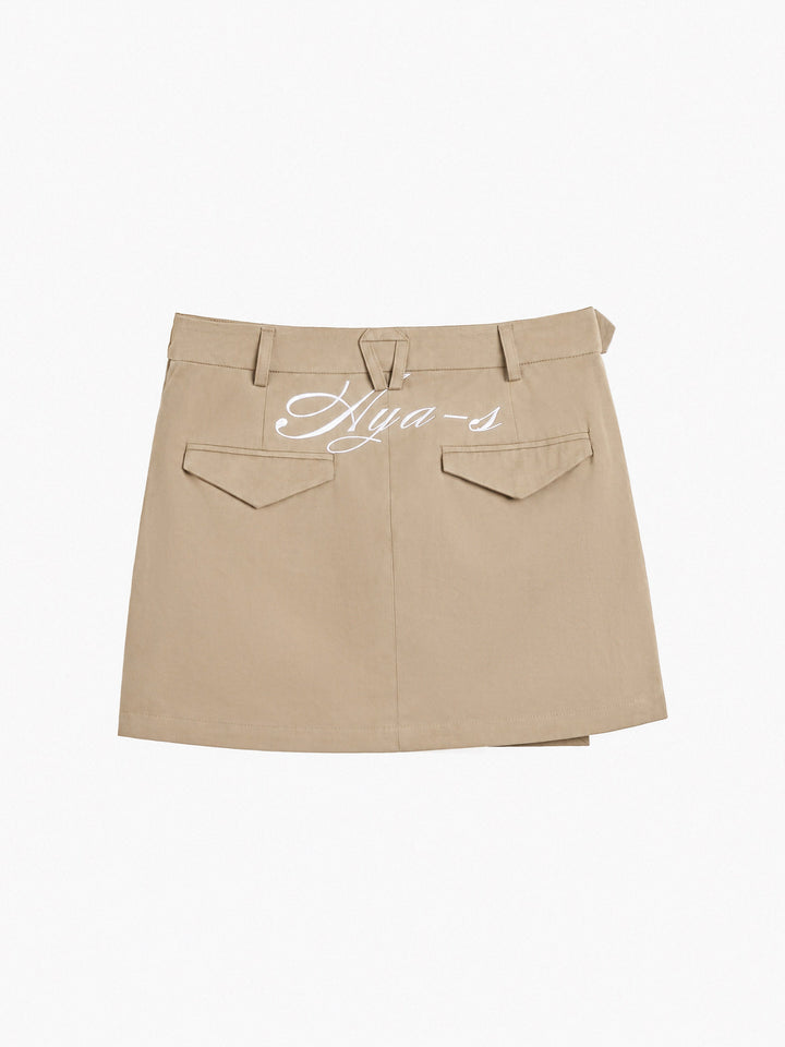 Ruby Mini Skirt Beige