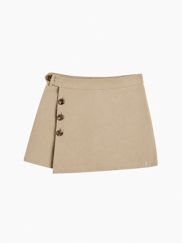 Ruby Mini Skirt Beige