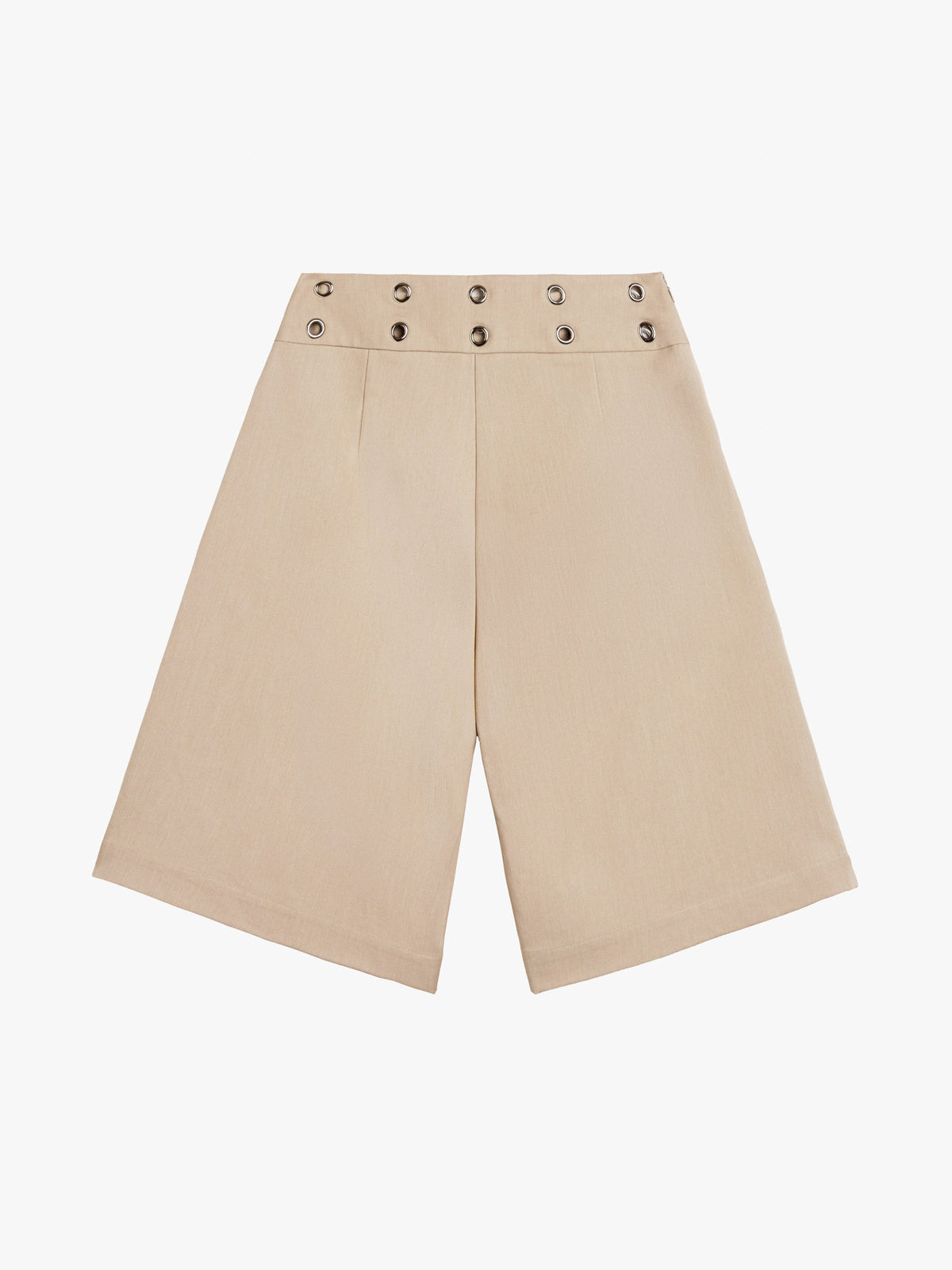 Lara Eyelet Shorts Cream