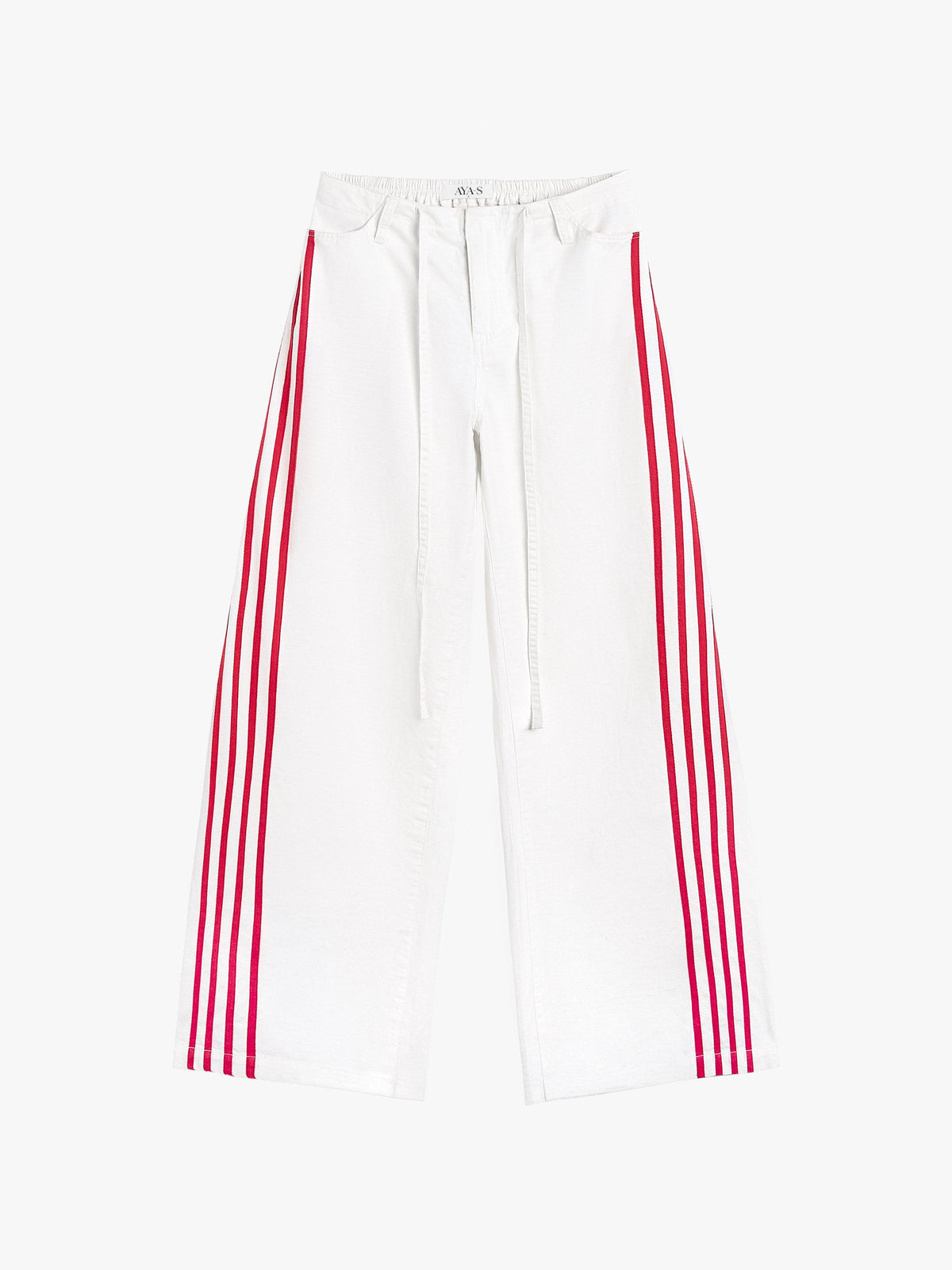 Jua Striped Pants Red