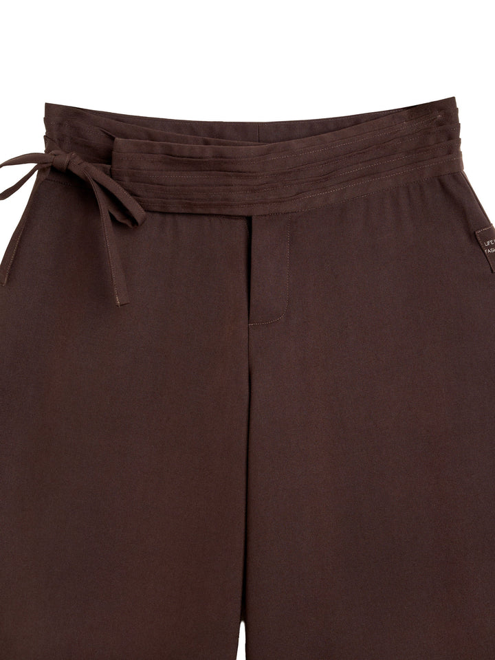 Gia Suit Pants Dark Brown