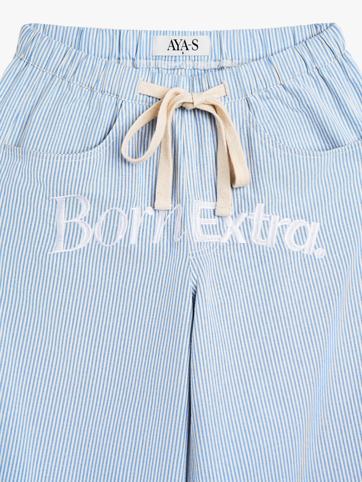 Joy Striped Pants Light Blue