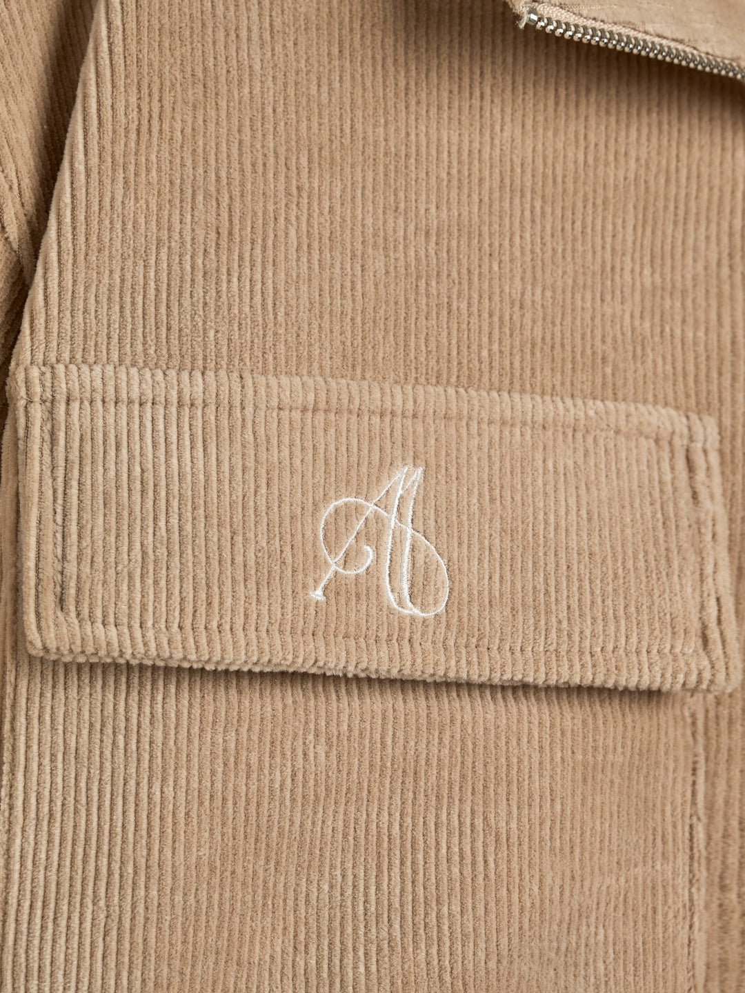 Elora Velvet Jacket Beige