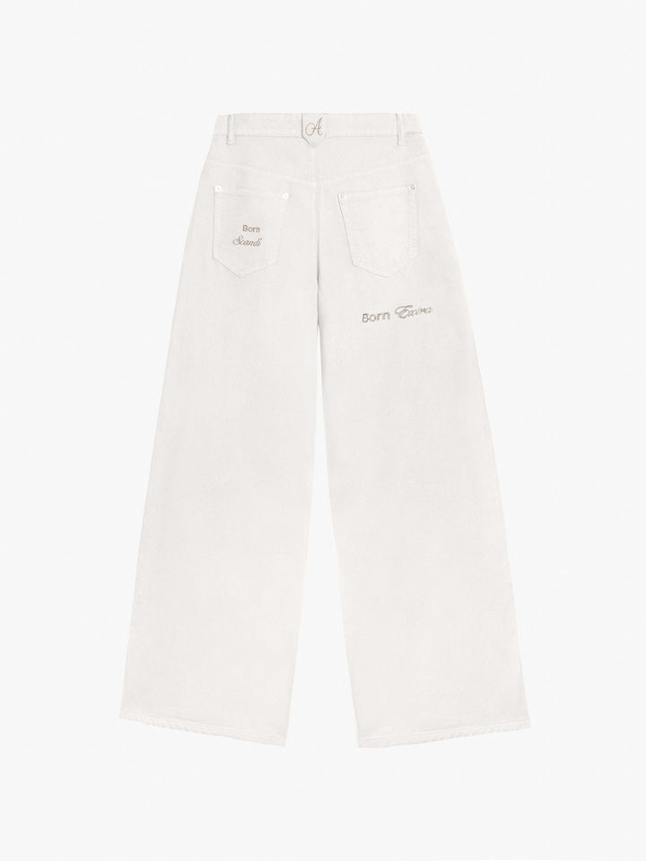 Kelly Baggy Jeans White