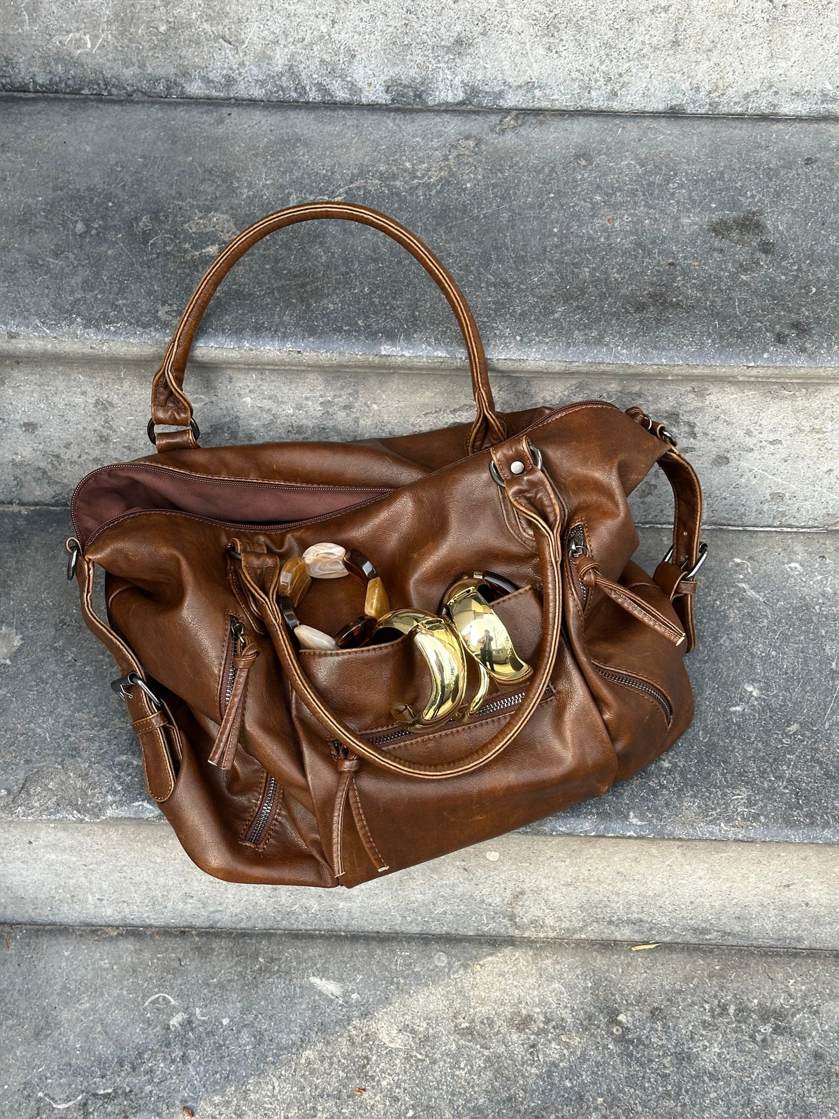 Kiva Shoulder Bag Brown