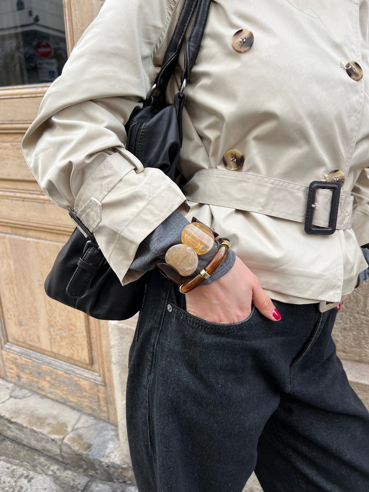 Aila bracelet - Beige/brown